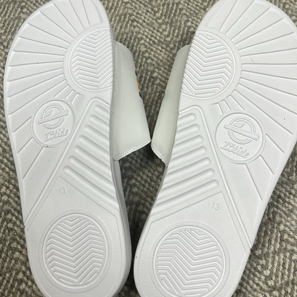 Oakland A’s Athletics sandal Varsity Stripes Slides - Picture 2 of 3